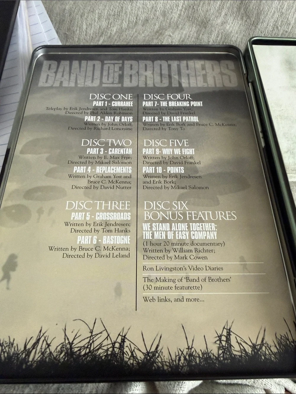 Dreamworks Band of Brothers Steelbook in Black and Tan